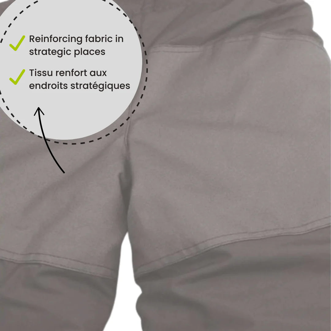 HABIT D'HIVER 2 PIÈCES POUR GARÇON, NOIR, GRIS & GRENAT (7 À 10 ANS) - Maheu Go Sport