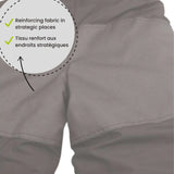 HABIT D'HIVER 2 PIÈCES POUR GARÇON, NOIR, GRIS & GRENAT (7 À 10 ANS) - Maheu Go Sport