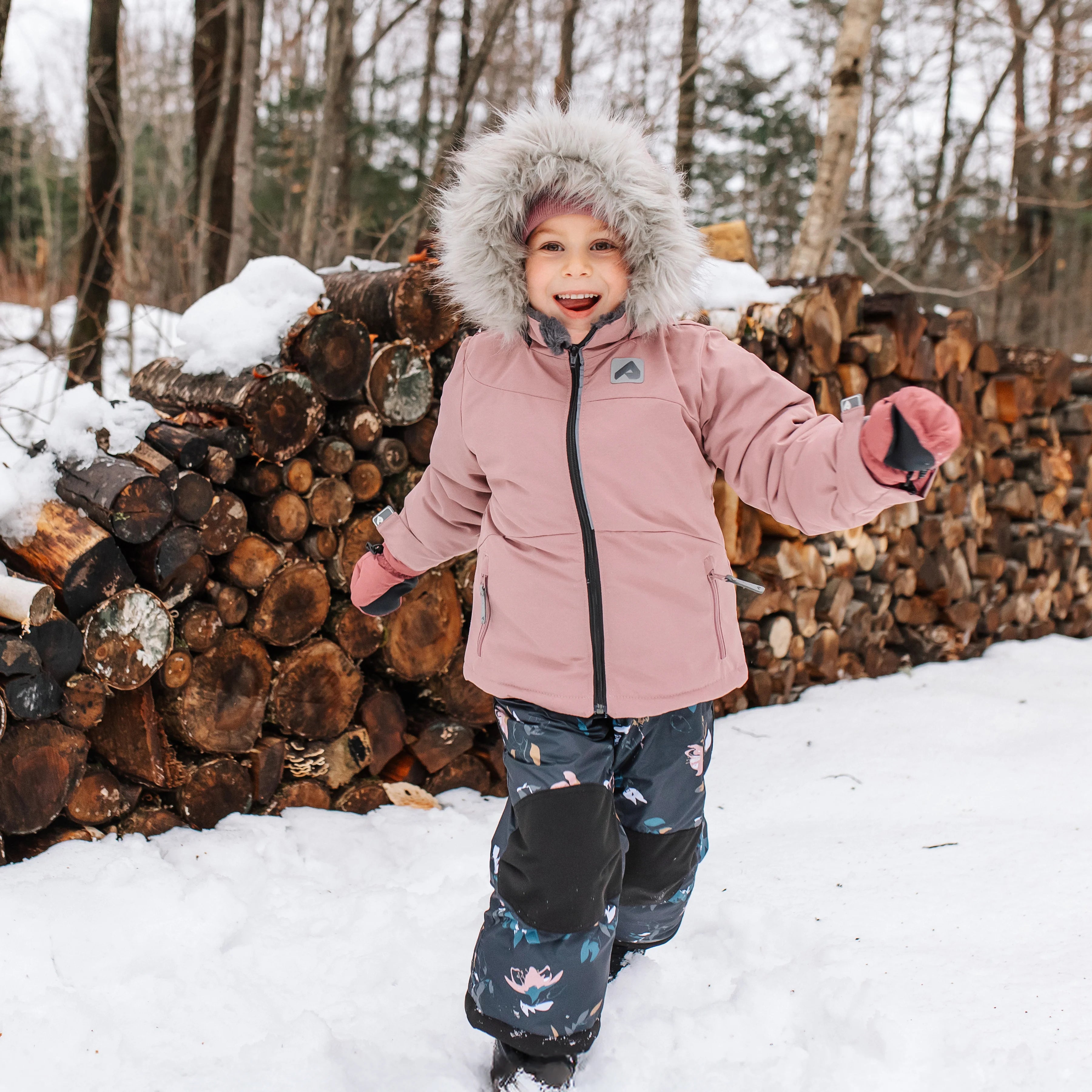 HABIT D'HIVER 2 PIÈCES POUR FILLE, (2 À 3X ANS)