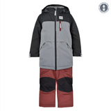 HABIT D'HIVER 2 PIÈCES POUR GARÇON, NOIR, GRIS & GRENAT (7 À 10 ANS) - Maheu Go Sport