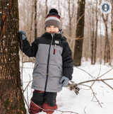 HABIT HIVER 2 PIÈCES GARÇON NOIR GRIS GRENAT VH307 D PERLIMPINPIN MAHEU GO SPORT MANNEQUIN 2 À 6 ANS