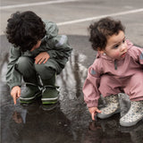 COMBINAISON DE PLUIE ENFANT 18 MOIS À 6 ANS VR200 PERLIMPINPIN MAHEU GO SPORT MANNEQUIN PIVOINE KAKI