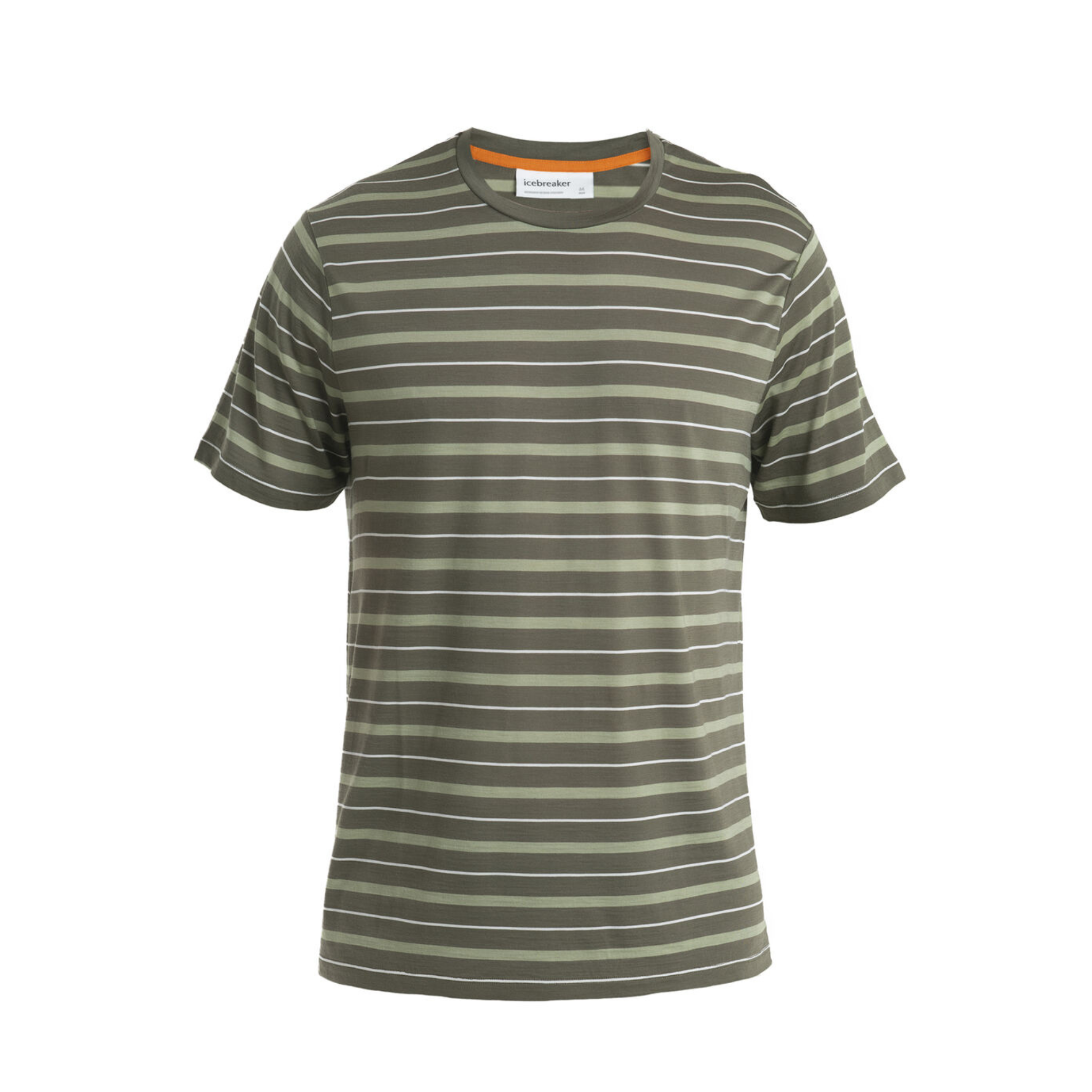 T-SHIRT MÉRINO POUR HOMME, WAVE LODEN