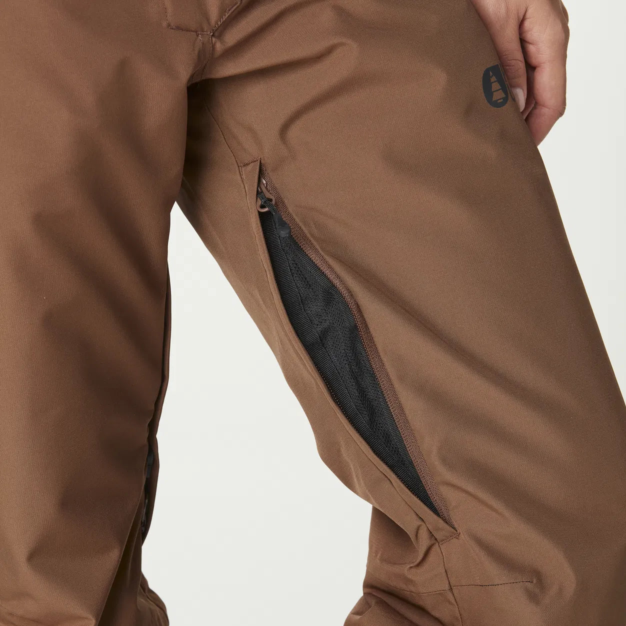 PANTALON ISOLÉ POUR FEMME, EXA BRUN CACAO