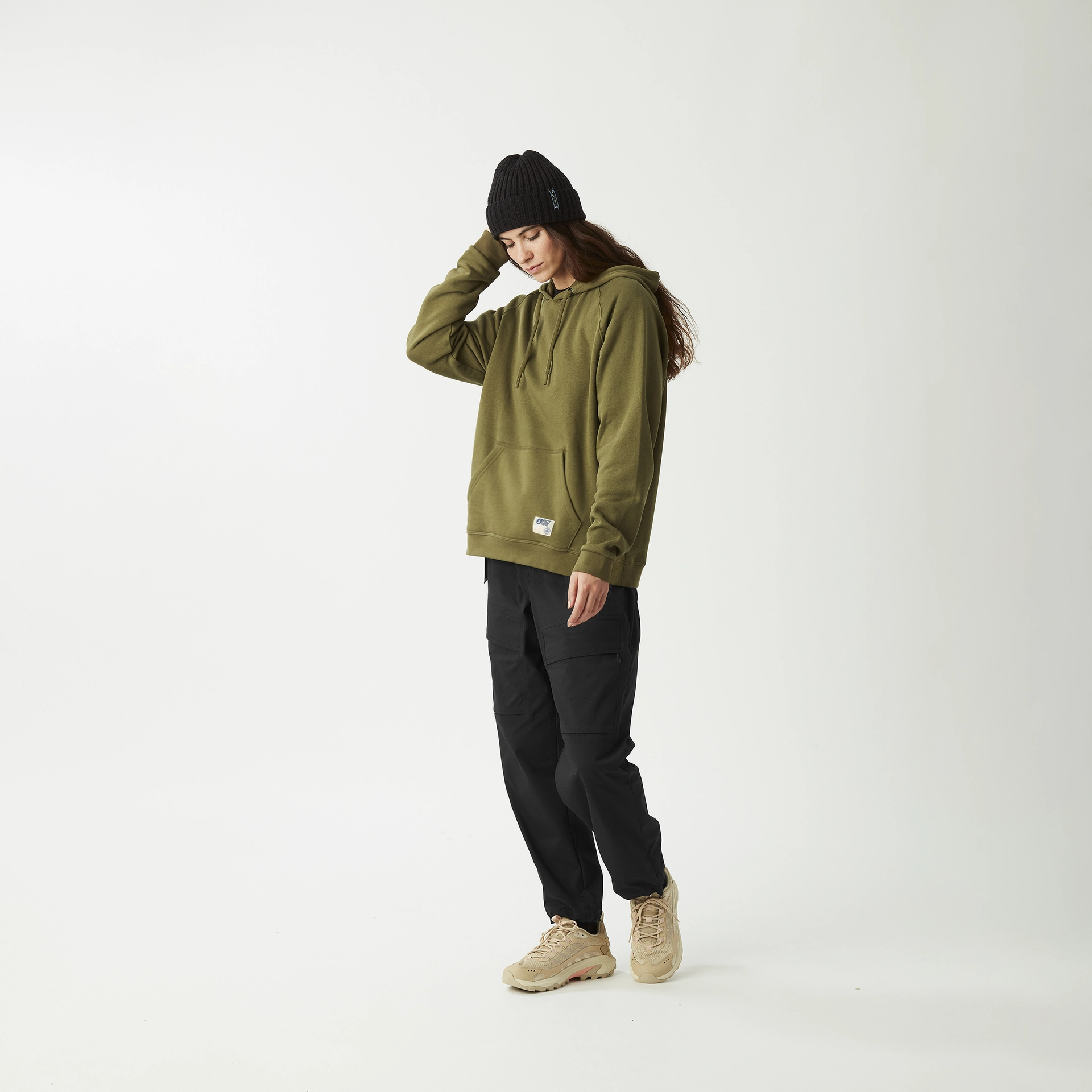 CHANDAIL À CAPUCHON FEMME QUENAR TOBACCO WSW0379 PICTURE ORGANIC MAHEU GO SPORT DEVANT MANNEQUIN