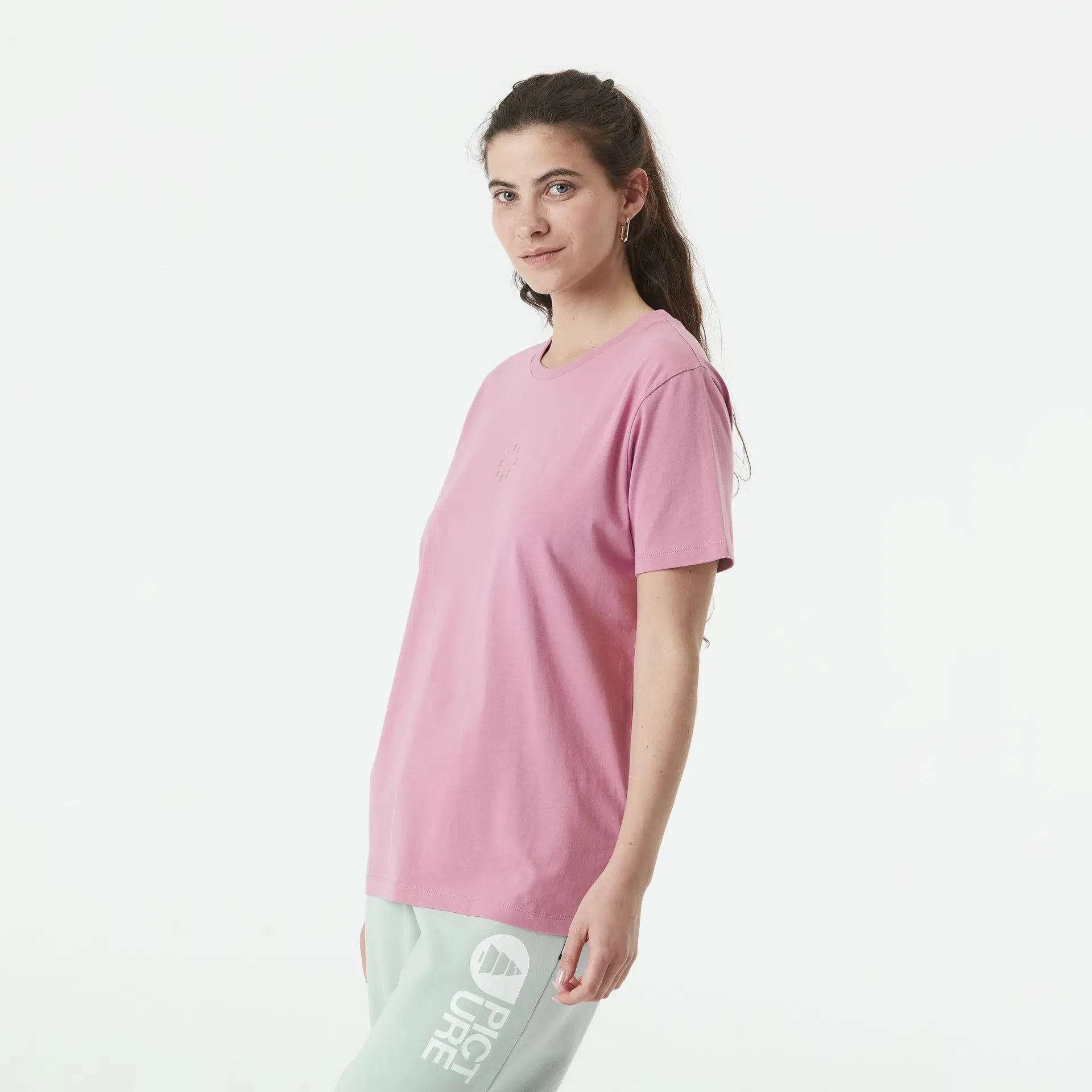 T-SHIRT MANCHES COURTES FEMME VIREL MAUVE ORCHID WTS0575 PICTURE MAHEU GO SPORT DEVANT MANNEQUIN