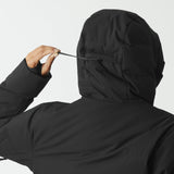 MANTEAU D'HIVER FEMME, LEMENT NOIR