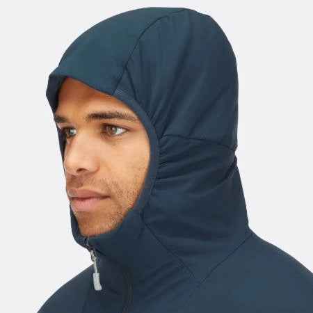 MANTEAU ISOLÉ HOMME, XENAIR ALPINE LIGHT NOIR