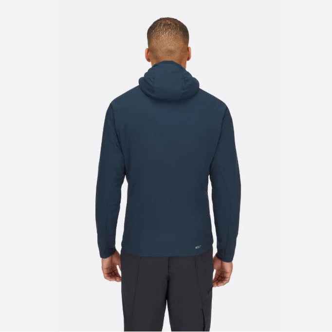 MANTEAU ISOLÉ HOMME, XENAIR ALPINE LIGHT NOIR