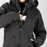 ENSEMBLE MOTONEIGE 1 PIÈCE FEMME, YUKON NOIR