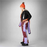 ENSEMBLE MOTONEIGE 1 PIÈCE FEMME, YUKON ORANGE, BOURGOGNE & LILAS