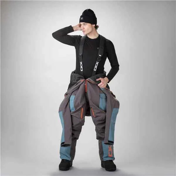 ENSEMBLE MOTONEIGE 1 PIÈCE HOMME, YUKON GRIS & BLEU