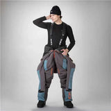 ENSEMBLE MOTONEIGE 1 PIÈCE HOMME, YUKON GRIS & BLEU