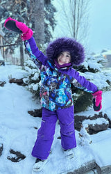 HABIT D'HIVER POUR ENFANT, TALKA MAUVE (4 À 6X ANS)