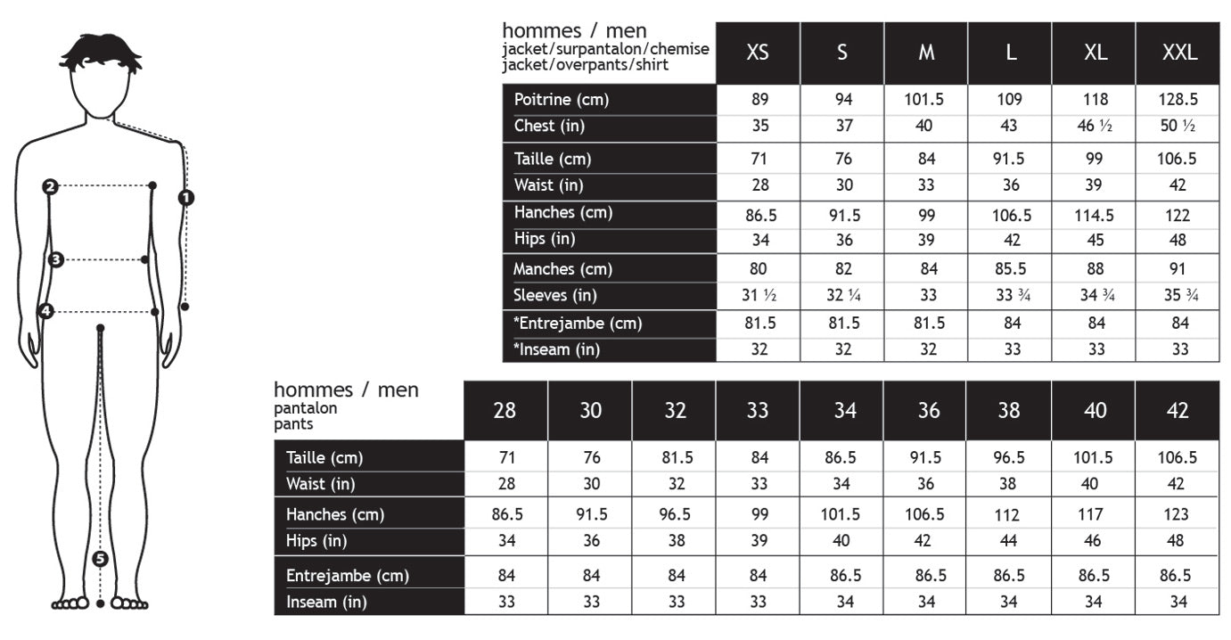 CHANDAIL POUR HOMME, FORILLON