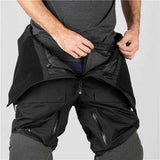 SALOPETTE MOTONEIGE HOMME, CONQUER NOIR (XL À 3XL)