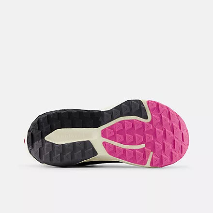 ESPADRILLE POUR FILLE, NITREL V6 NOIR & ROSE (4 À 7)