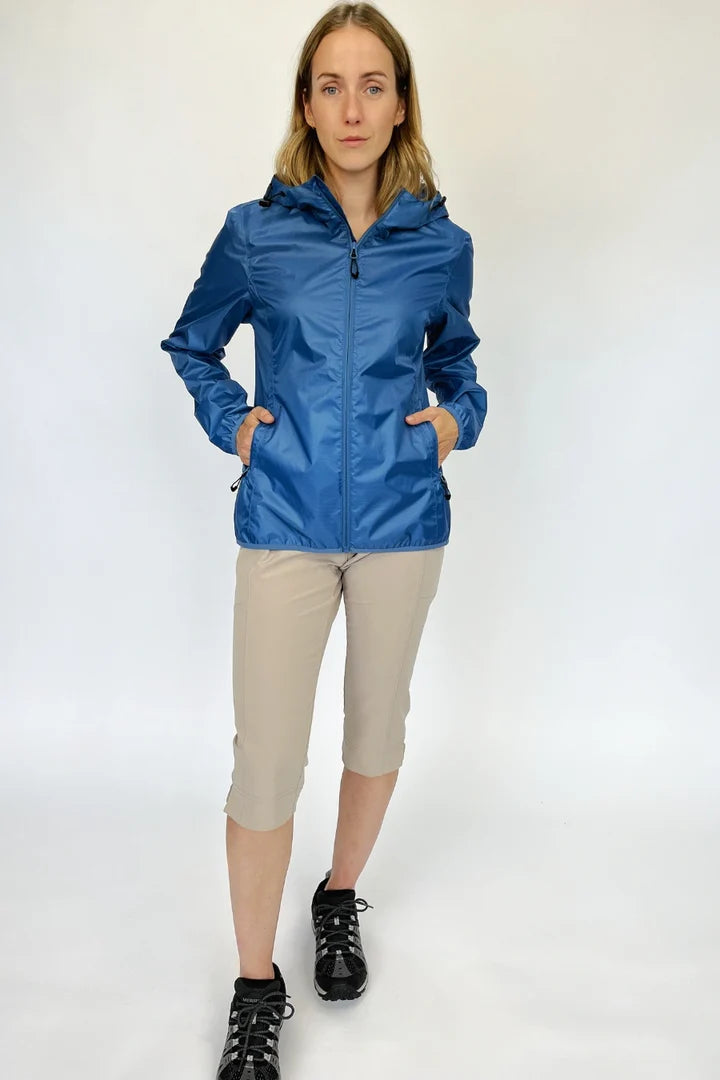 MANTEAU IMPERMÉABLE POUR FEMME, RAINDROP 2084 BLEU VERTICAL MAHEU GO SPORT