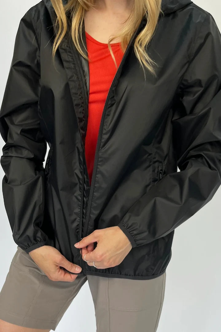 MANTEAU IMPERMÉABLE POUR FEMME, RAINDROP NOIR