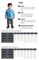 HABIT D'HIVER 1 PIÈCE BÉBÉ, BINDI CRÈME