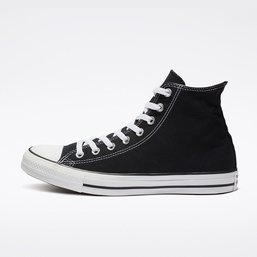 CHAUSSURES UNISEXE, CTAS HIGH TOP NOIR M9160C CONVERSE HOMME FEMME MAHEU GO SPORT CÔTÉ EXTÉRIEUR