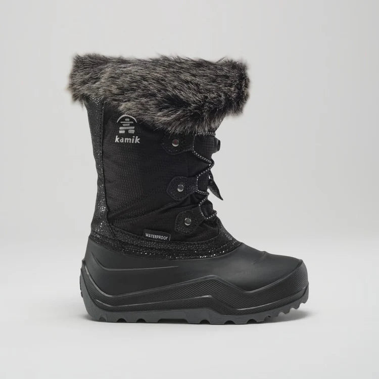 BOTTE HIVER ENFANT POWDERY 3 NOIR 10 À 13 NF8421C KAMIK MAHEU GO SPORT CÔTÉ