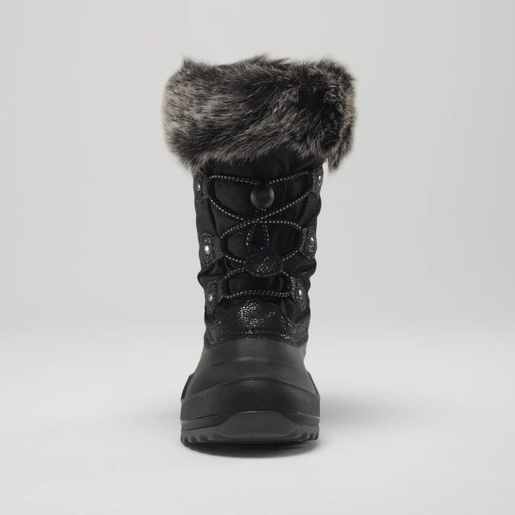 BOTTE D'HIVER POUR ENFANT, POWDERY 3 NOIR (10 À 13)