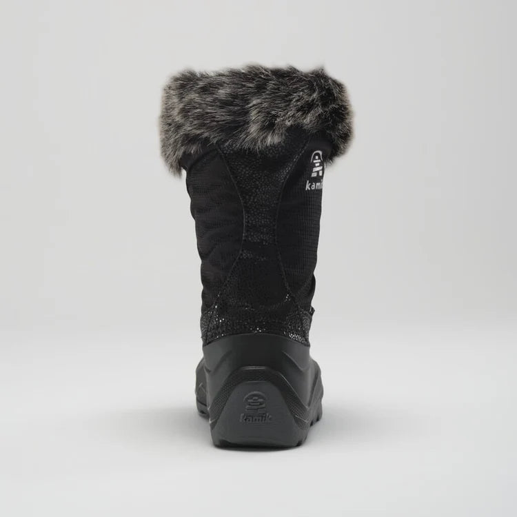 BOTTE D'HIVER POUR ENFANT, POWDERY 3 NOIR (10 À 13)