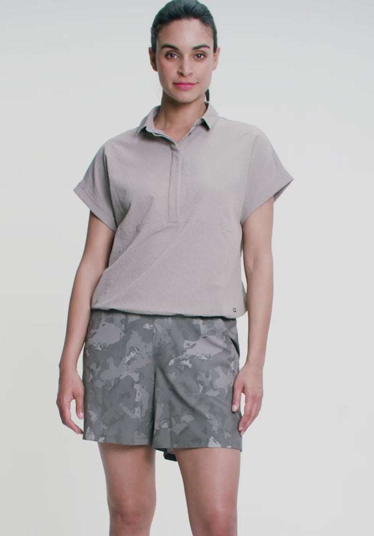 CHEMISE MANCHES COURTES FEMME ALINA SSB21114 FIG CLOTHING MAHEU GO SPORT