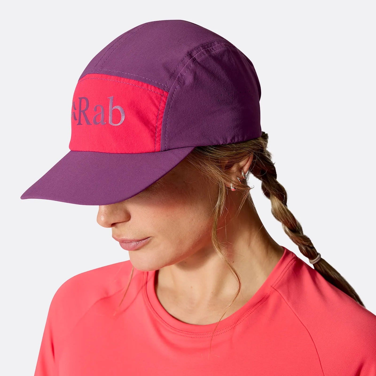 CASQUETTE 5 PANNEAUX COURSE ADULTE TALUS PLUM QAB-58 RAB MAHEU GO SPORT MANNEQUIN CÔTÉ