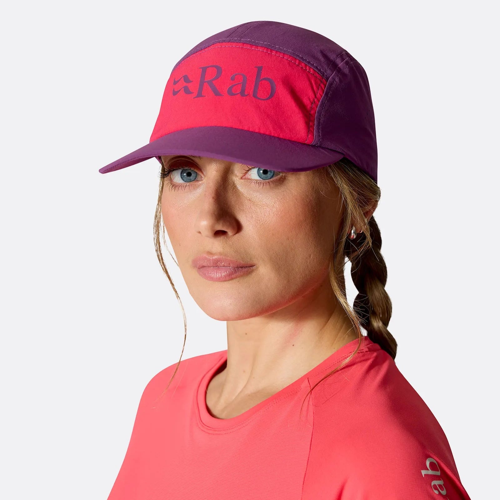 CASQUETTE 5 PANNEAUX COURSE ADULTE TALUS PLUM QAB-58 RAB MAHEU GO SPORT MANNEQUIN DEVANT