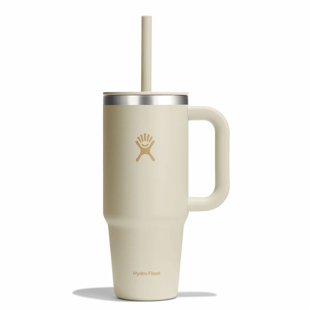 BOUTEILLE ISOTHERME AVEC POIGNÉE PAILLE COCONUT TT24PSC139 HYDRO FLASK MAHEU GO SPORT DEVANT