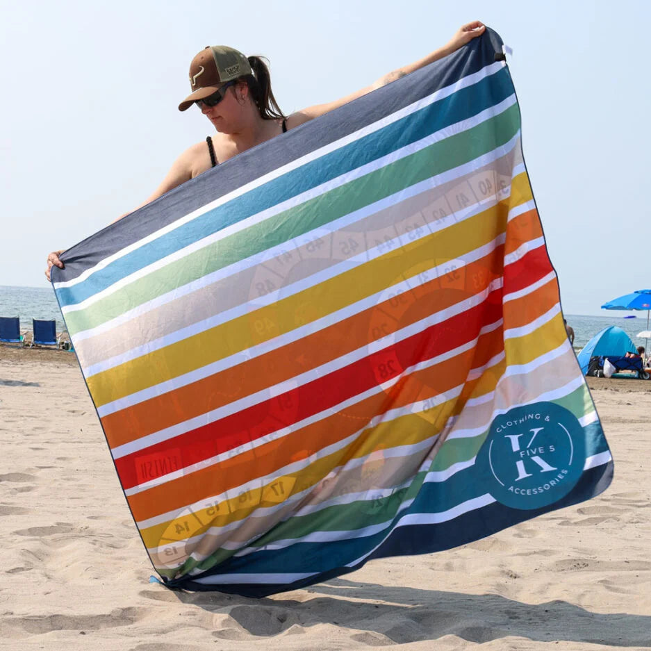 SERVIETTE DE PLAGE XXL, BIENVENUE À LA JUNGLE - Maheu Go Sport