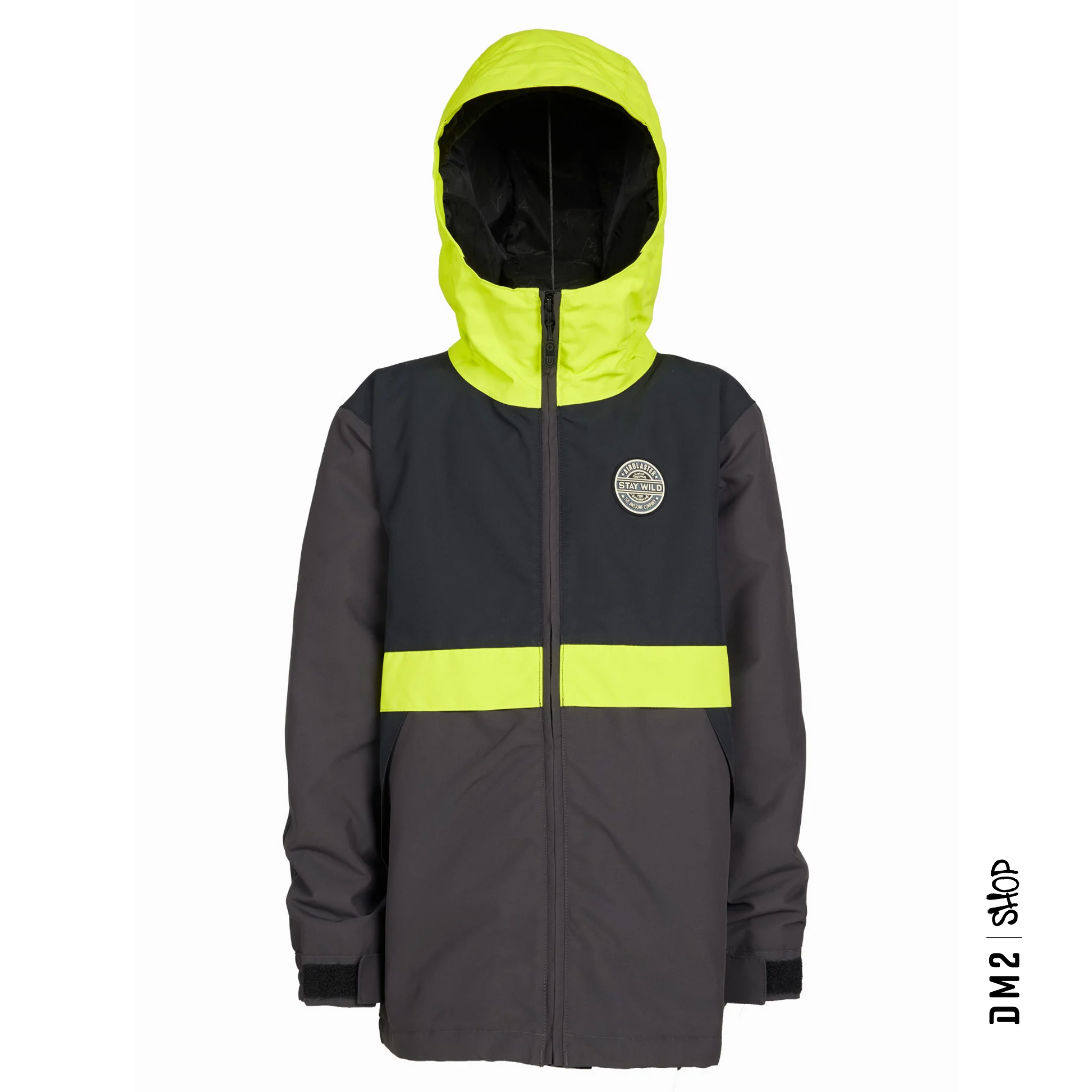 MANTEAU HIVER JUNIOR TRENCHER NOIR VINTAGE AIRBLASTER MAHEU GO SPORT DEVANT