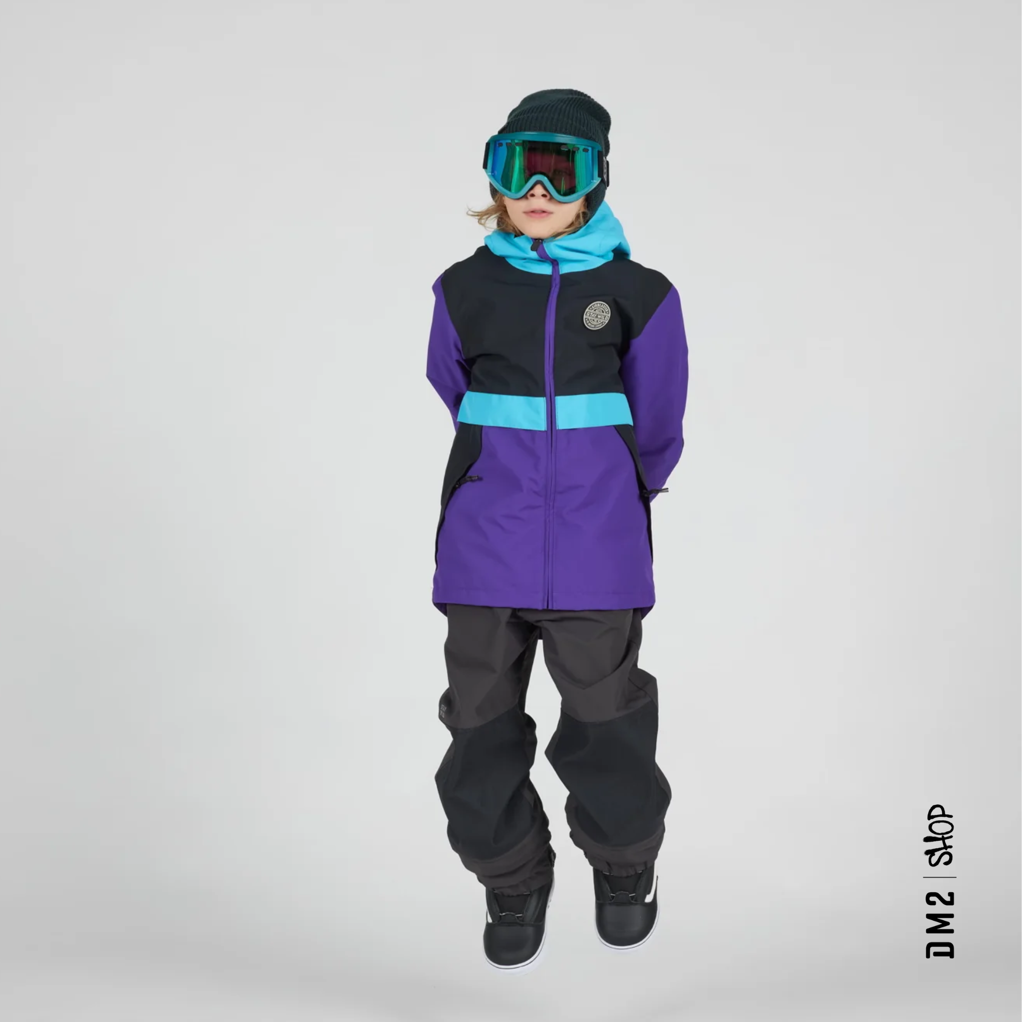 MANTEAU HIVER JUNIOR, TRENCHER TEAL