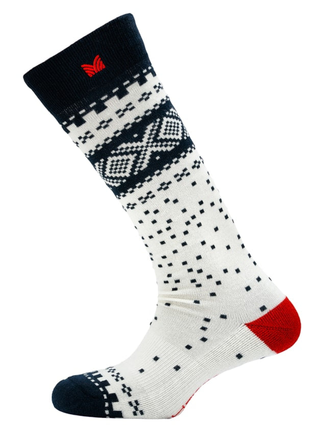 DALE OF NORWAY // CHAUSSETTES UNISEXE CORTINA KNEE HIGH  BLANC